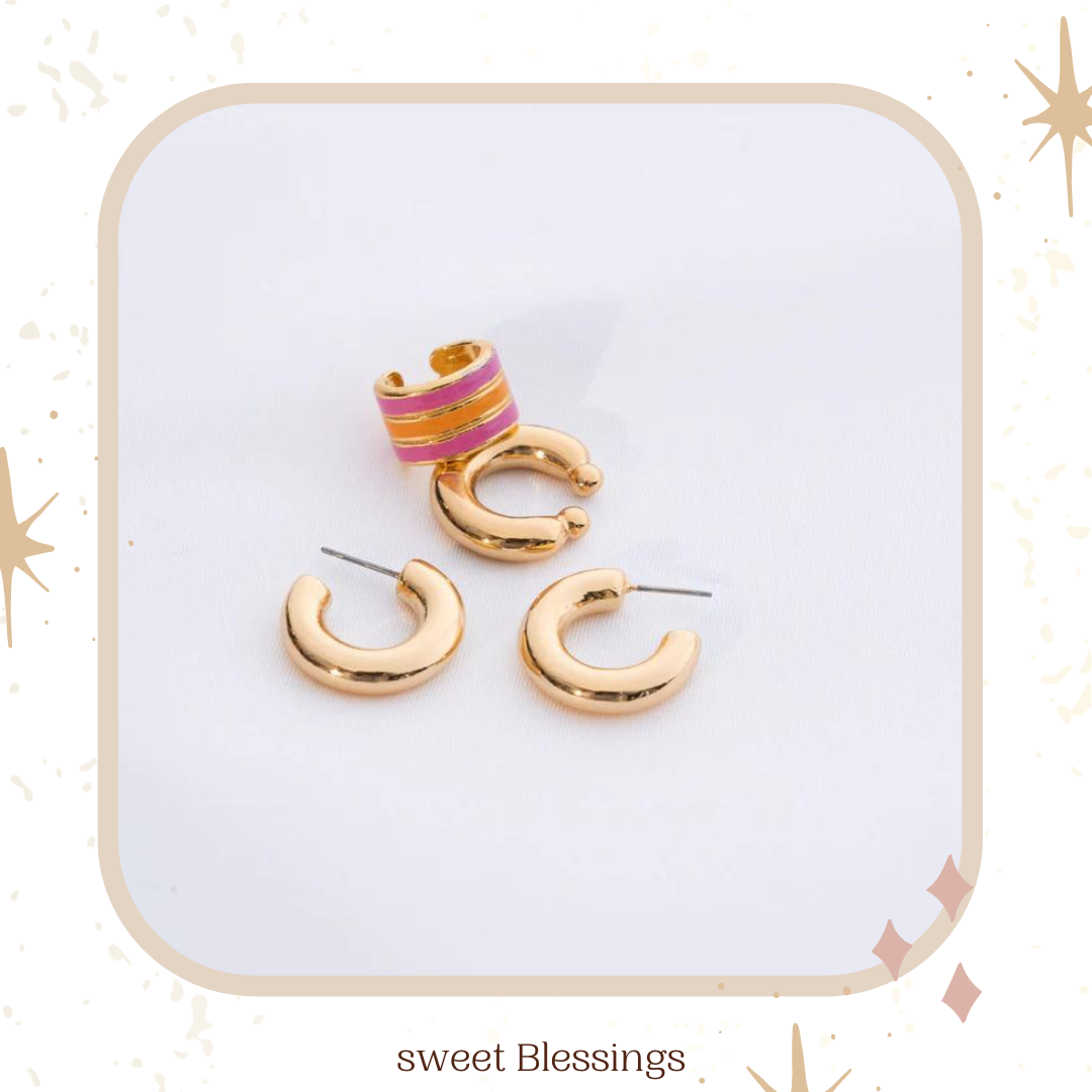 EAR-CUFF Fuchsia