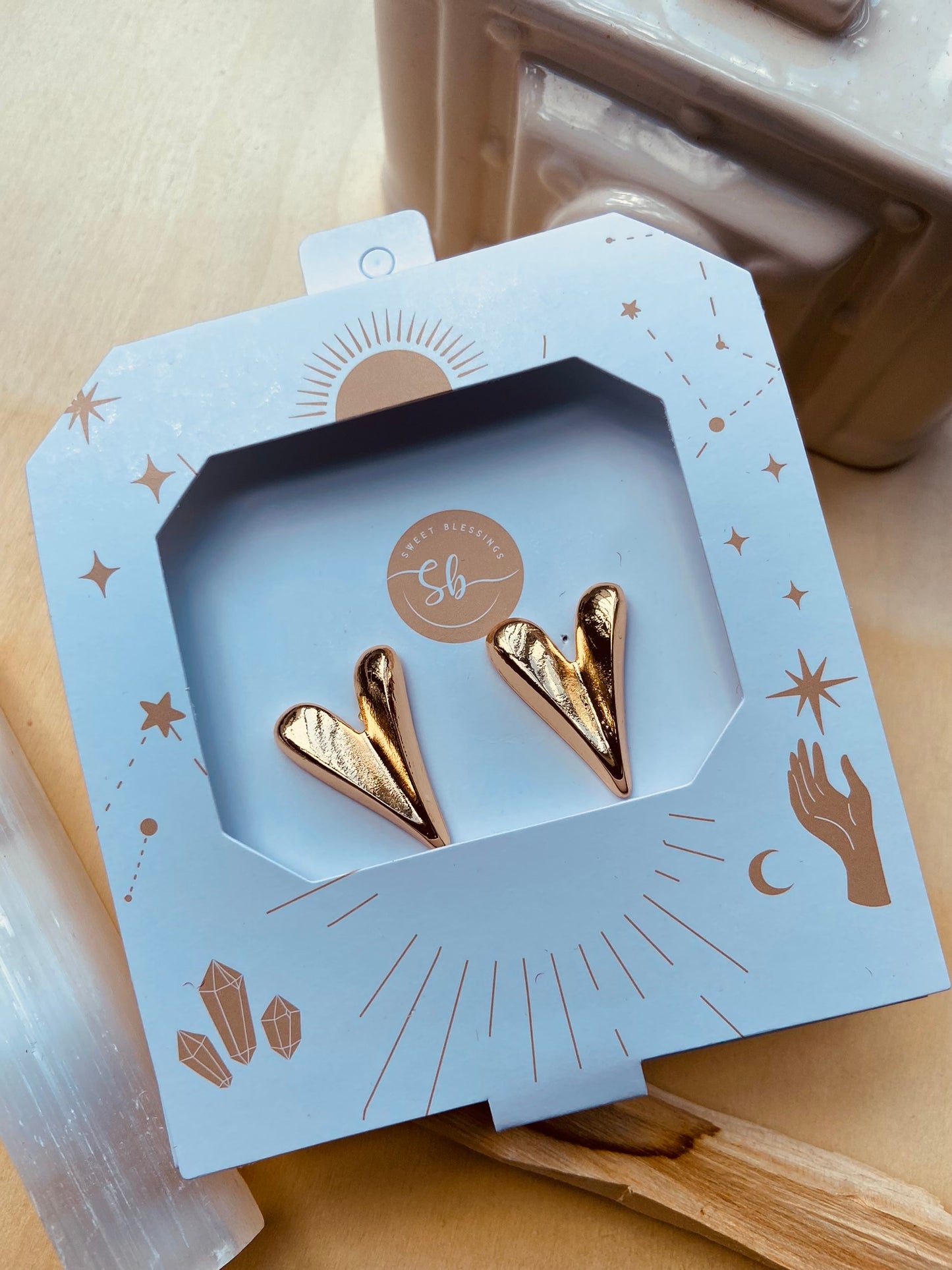 Earrings Love Your self