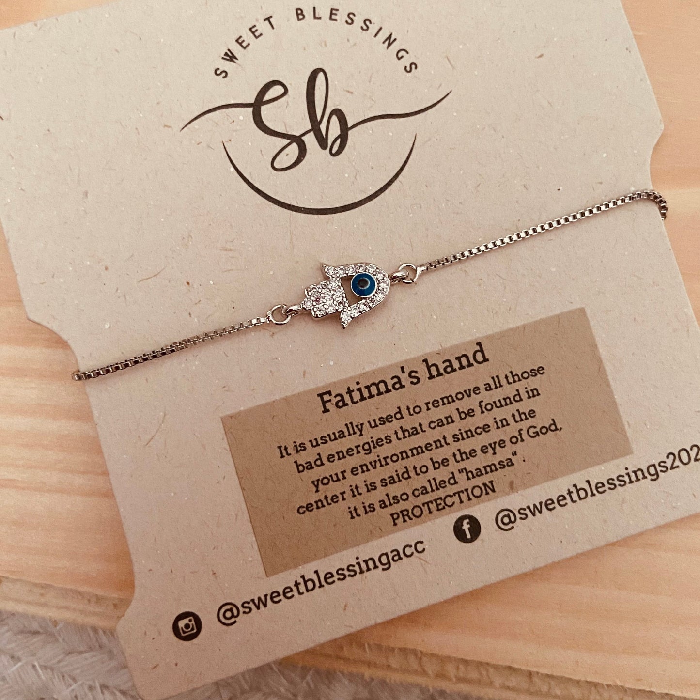 FATIMA'S HAND BRACELET